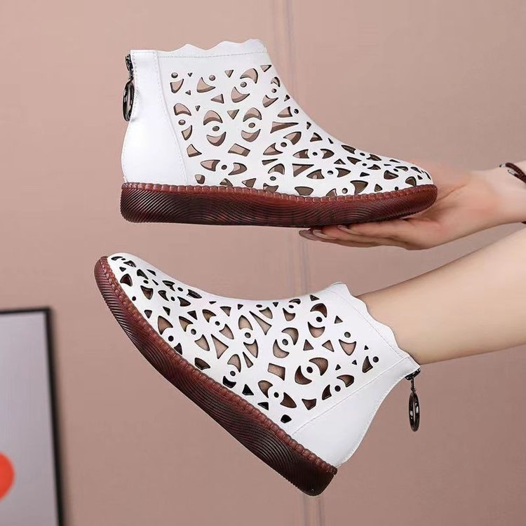 🔥👡【35-42】Pantofi sport damă din piele moale, cu talpă plată și gol, vara anului 2025 