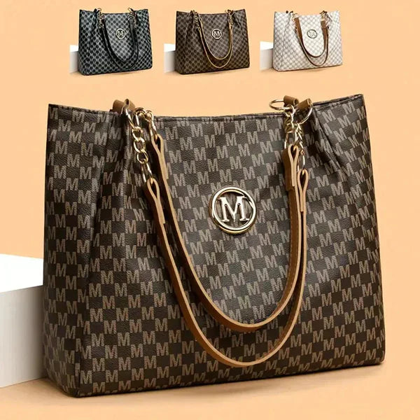 💕👜【50% popusta】【Novi ljetni stil🔥】Retro karirana torba za rame velikog kapaciteta
