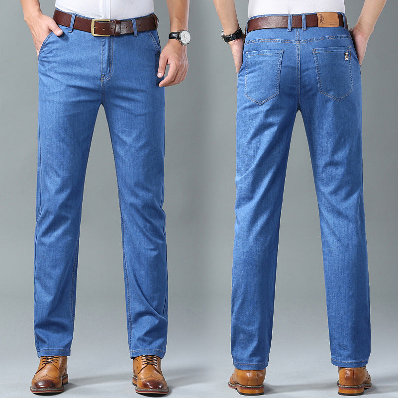 🔥【Kupite 1, dobite 1 gratis】🔥【60-110 kg】👖👖 Moške kavbojke, ravne, ležerne, vsestranske, v velikih velikostih