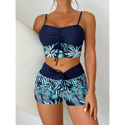 🏊‍👙【Letnia oferta specjalna】🌴 Modny damski sportowy zestaw kąpielowy z nadrukiem