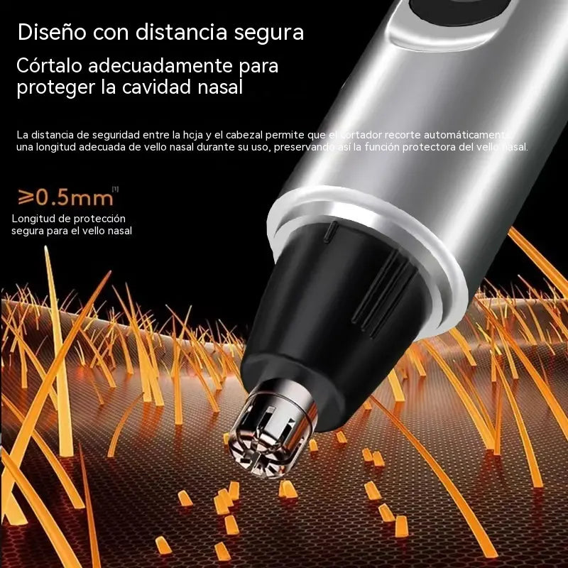 🎉✨Recortadora profesional de vello nasal y de orejas con pantalla LED, un regalo de viaje indoloro.
