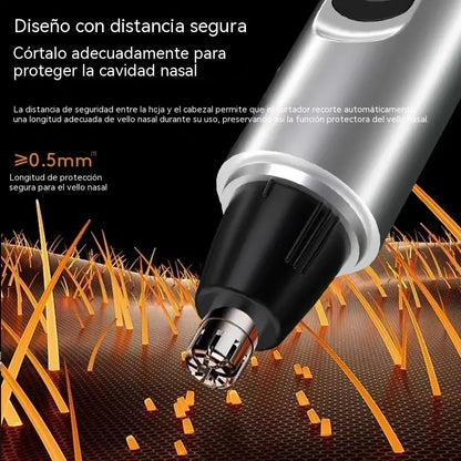 🎉✨Recortadora profesional de vello nasal y de orejas con pantalla LED, un regalo de viaje indoloro.
