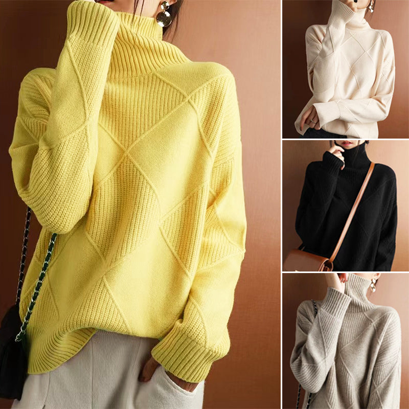 🔥💟 【S-2XL】【50 % popusta✨】Nov ženski pulover z ohlapnim ovratnikom za jesen/zimo 2025