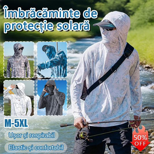 🔥🎏【M-5XL】Îmbrăcăminte de pescuit respirabilă și rezistentă la soare pentru bărbați, pentru vară