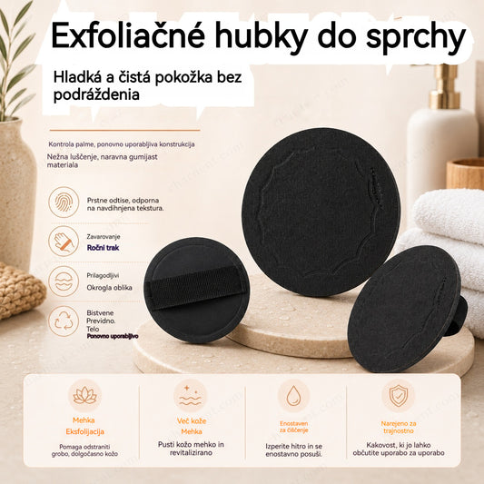 🔥🎉【Paquete de 4 por 26 euros】🚿 Esponja de baño exfoliante🧖‍♀️✨ Deja la piel suave, limpia y sin irritaciones.