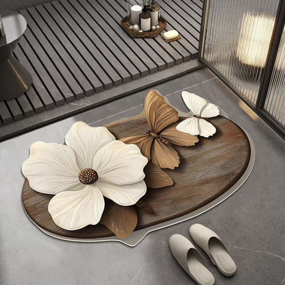 🔥🔥【40*60cm】REDUCERE FONDĂ💕Covoraș absorbant antiderapant cu model realist 3D 