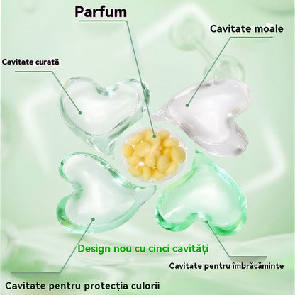 ✨70 buc✨ Mărgele de rufe extra mari, tip găleată, parfum de lungă durată, dezinfectant puternic