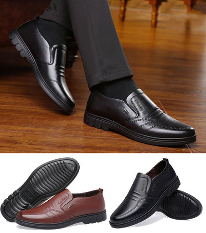 🏆👞【39-44】2025 Pantofi sport casual pentru bărbați, piele naturală, talpă moale, antiderapantă, respirabili 