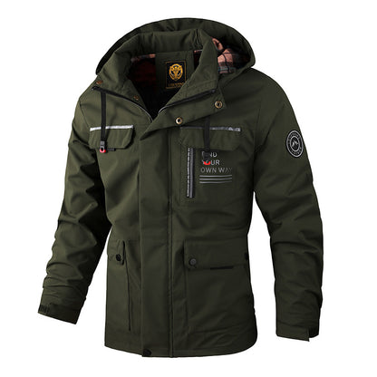 🔥🔥【Wyprzedaż odzieży zimowej】【M-6XL】✨⛄Jesień i zima Męska gruba ciepła wiatroszczelna i wodoodporna kurtka