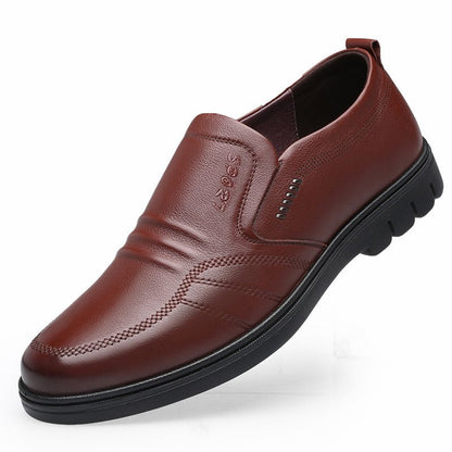 🔥👞【Νέο Φθινοπωρινό Στυλ】【39-44】Απλά, ανδρικά, casual, δερμάτινα παπούτσια για επαγγελματίες