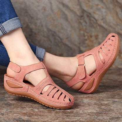 🔥✨【Reducere 45%🔥】【34-43】Sandale de damă cu toc oblic, respirabile, stil nou de vară 2025, la modă, casual, versatile 