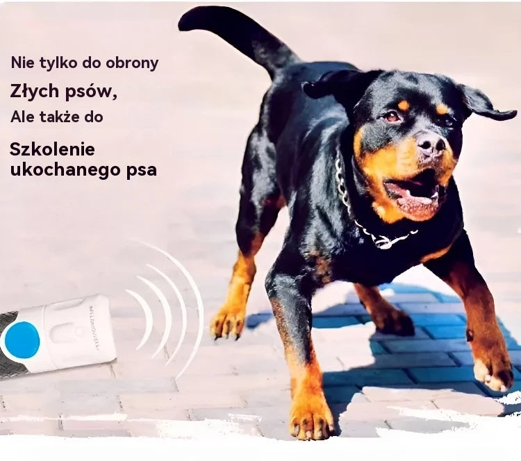 🐶👍【Nowy, gorąco sprzedawany 🔥】Ultradźwiękowy ręczny treser psów, blokada szczekania zapobiegająca szczekaniu psa