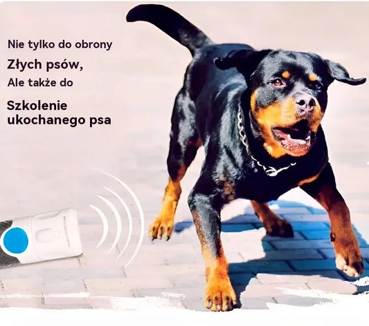 🐶👍【Nowy, gorąco sprzedawany 🔥】Ultradźwiękowy ręczny treser psów, blokada szczekania zapobiegająca szczekaniu psa