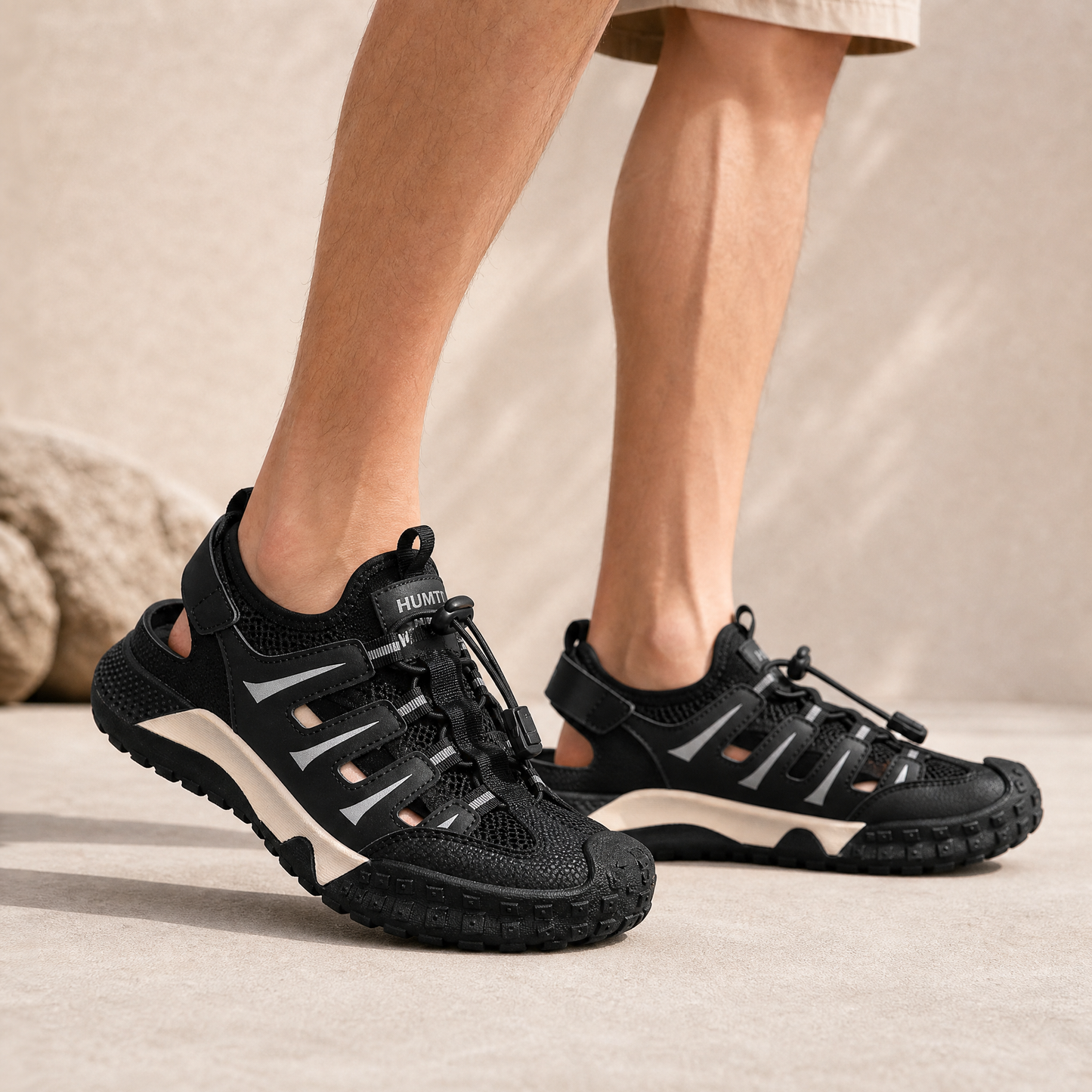 ✨😎【Tallas 39-44】Sandalias casuales para hombre - Nuevas sandalias de verano 2026 de malla transpirable con diseño calado.