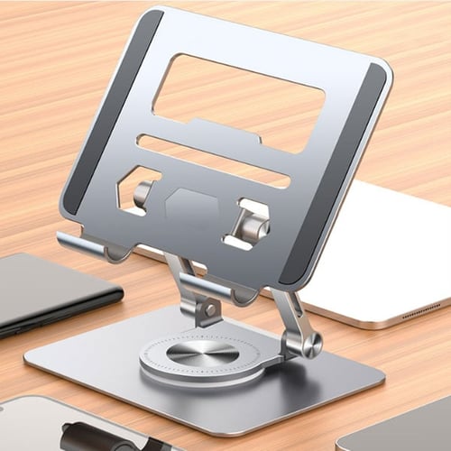 💻💥Producto más vendido🔥Soporte de escritorio giratorio multifunción plegable de 360 grados, adecuado para tabletas, computadoras portátiles y teléfonos móviles