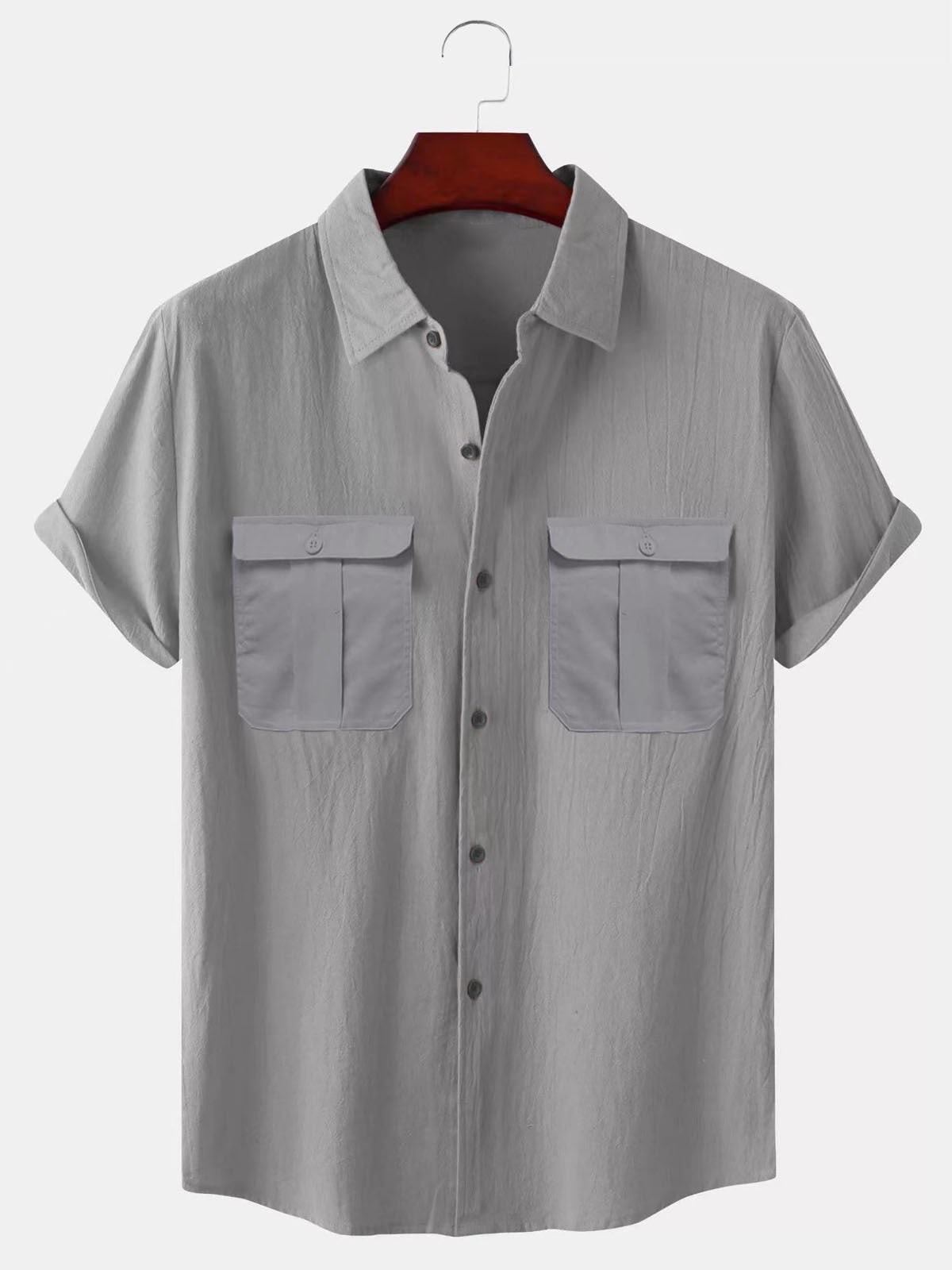 【🔥Reduceri de vară🔥】✨🎉【M-5XL】Noua cămașă bărbătească, simplă, casual, din in, vara 2025. 