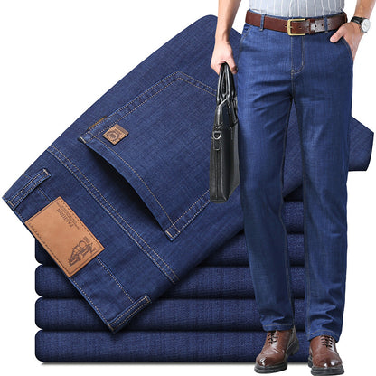 🔥【Cumpărați 1, primiți 1 gratuit】🔥 【60-110KG】👖👖 Blugi pentru bărbați, simpli, casual, versatili, de mărime mare 