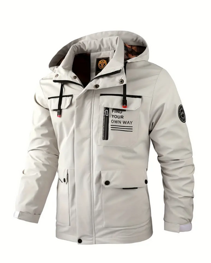 🔥🔥【Wyprzedaż odzieży zimowej】【M-6XL】✨⛄Jesień i zima Męska gruba ciepła wiatroszczelna i wodoodporna kurtka