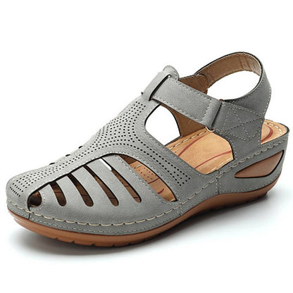 🔥✨【Reducere 45%🔥】【34-43】Sandale de damă cu toc oblic, respirabile, stil nou de vară 2025, la modă, casual, versatile 