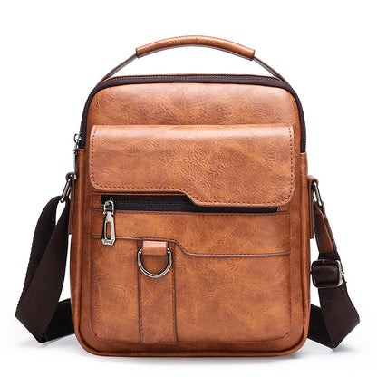 【Αγοράστε 1 και λάβετε 1 δωρεάν】👜 Fashion Casual Τσάντα από δέρμα αγελάδας για άνδρες