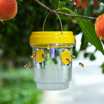 🐝☀️ Соларен капан за оси за терасата и градината 🔋🌿 - ефективен, презареждащ се и устойчив на атмосферни влияния - без химикали, до 500 м² - спестете сега!