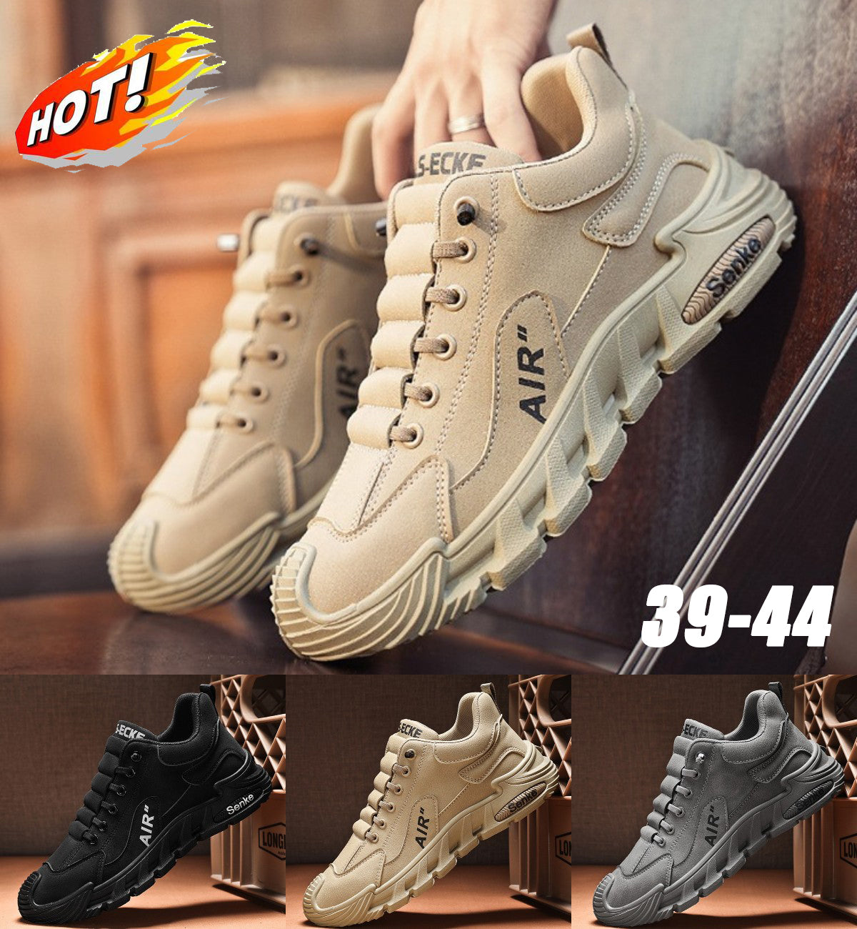 🔥🌴【39-44】Ljetne muške vodootporne i prozračne casual cipele, mekani potplati, udobne za nošenje