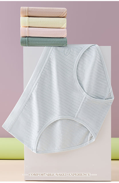 🔥✨【Paquete de 7】50% de descuento último día: bragas de algodón para mujer, de talle alto y antibacterianas