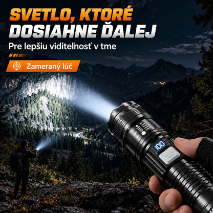 🆕🔦 Nové vonkajšie hliadkové svietidlo, výkonné svietidlo s dlhým dosvitom