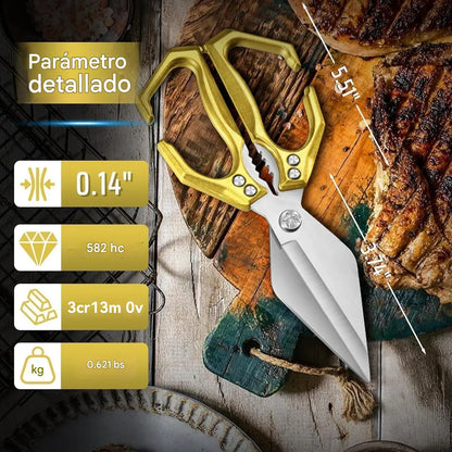 ✂️🔥【Súper útiles🔥】Tijeras de cocina multifuncionales: fáciles y sin esfuerzo