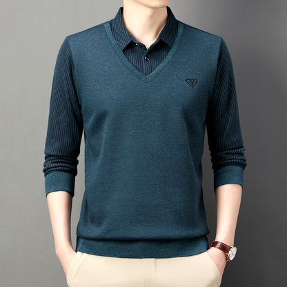 🔥✨【M-4XL】Nova muška topla dvodijelna košulja od umjetnog materijala za jesen/zimu, izrađena od visokokvalitetnog kašmira