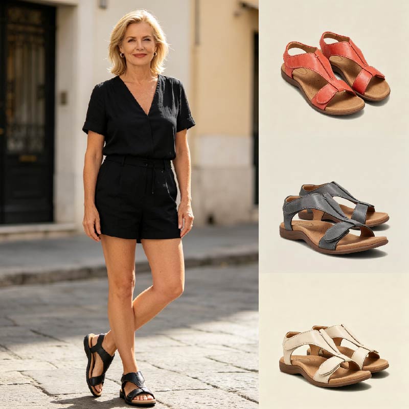 👞💕【Tallas 35-43】Sandalias de plataforma para mujer hechas de suave piel de vacuno