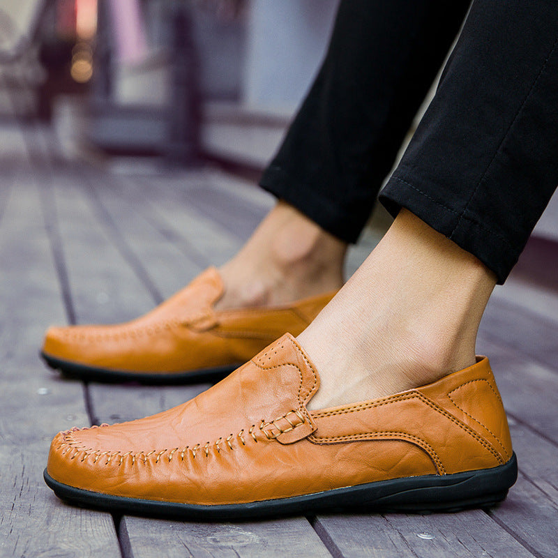 🔥💥【39-47】Pantofi casual bărbătești la modă nouă, din piele naturală, pentru vara anului 2025. 