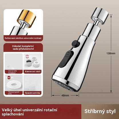 🚰【Filtr zdarma】🔥360° univerzální otočná kuchyňská baterie – snadná instalace