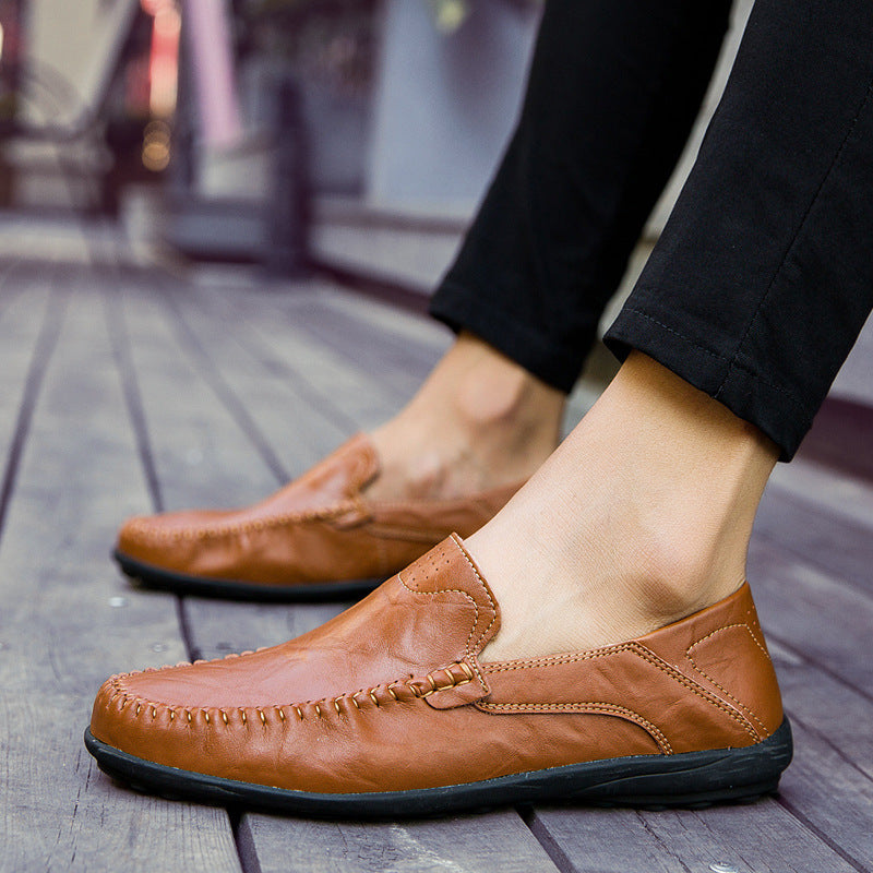 🔥💥【39-47】Pantofi casual bărbătești la modă nouă, din piele naturală, pentru vara anului 2025. 
