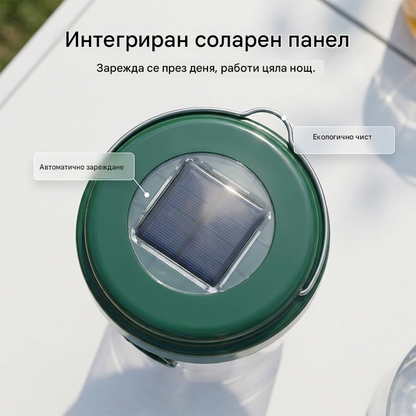 🐝☀️ Соларен капан за оси за терасата и градината 🔋🌿 - ефективен, презареждащ се и устойчив на атмосферни влияния - без химикали, до 500 м² - спестете сега!