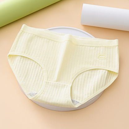 🔥✨【Posebna ponuda🔥】【Pakiranje od 7 komada】Visokokvalitetno žensko pamučno donje rublje visokog struka, udobno i prozračno