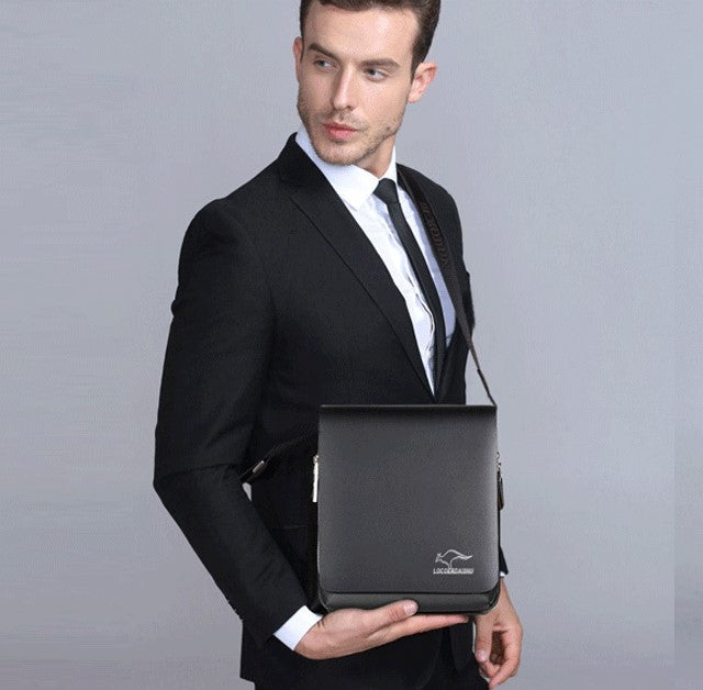 🔥👜【Vremenski ograničeno 50% popusta】Muška poslovna torba za rame, set od četiri dijela