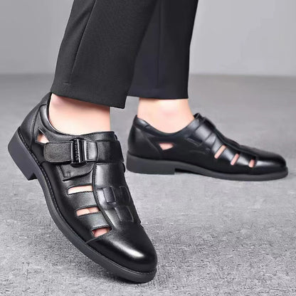 🎁👞【39-44】Pantofi la modă pentru bărbați din piele cu talpă moale, respirabili și ușoare 