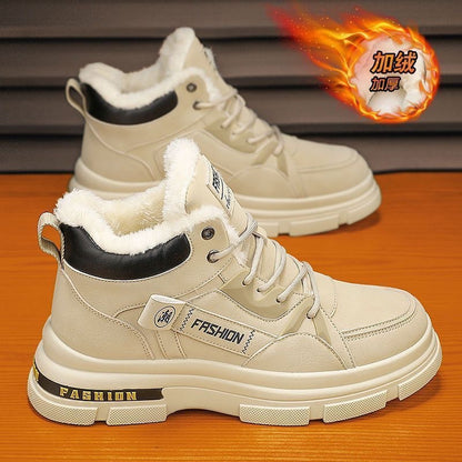 🔥👞【39-44】✨⛄2025 Zimowe nowe męskie pogrubione pluszowe modne ciepłe buty Martin