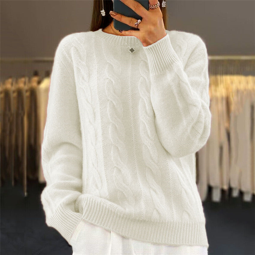 🔥✨【Jesienny nowy styl】【S-2XL】2025 Jednolity kolor Wysokiej jakości miękki i wygodny wełniany sweter